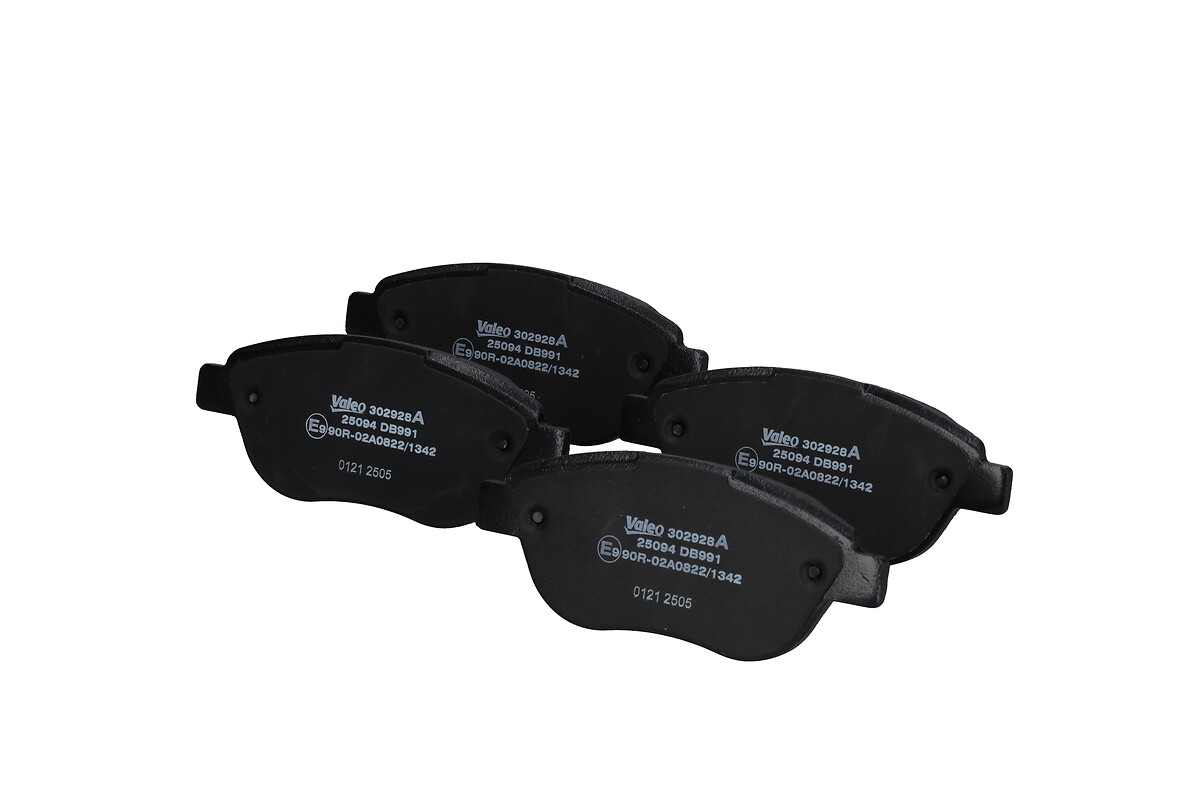 Jeu de 4 plaquettes de frein VALEO ref. 302928A